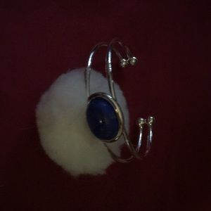Cuff bracelet lapis